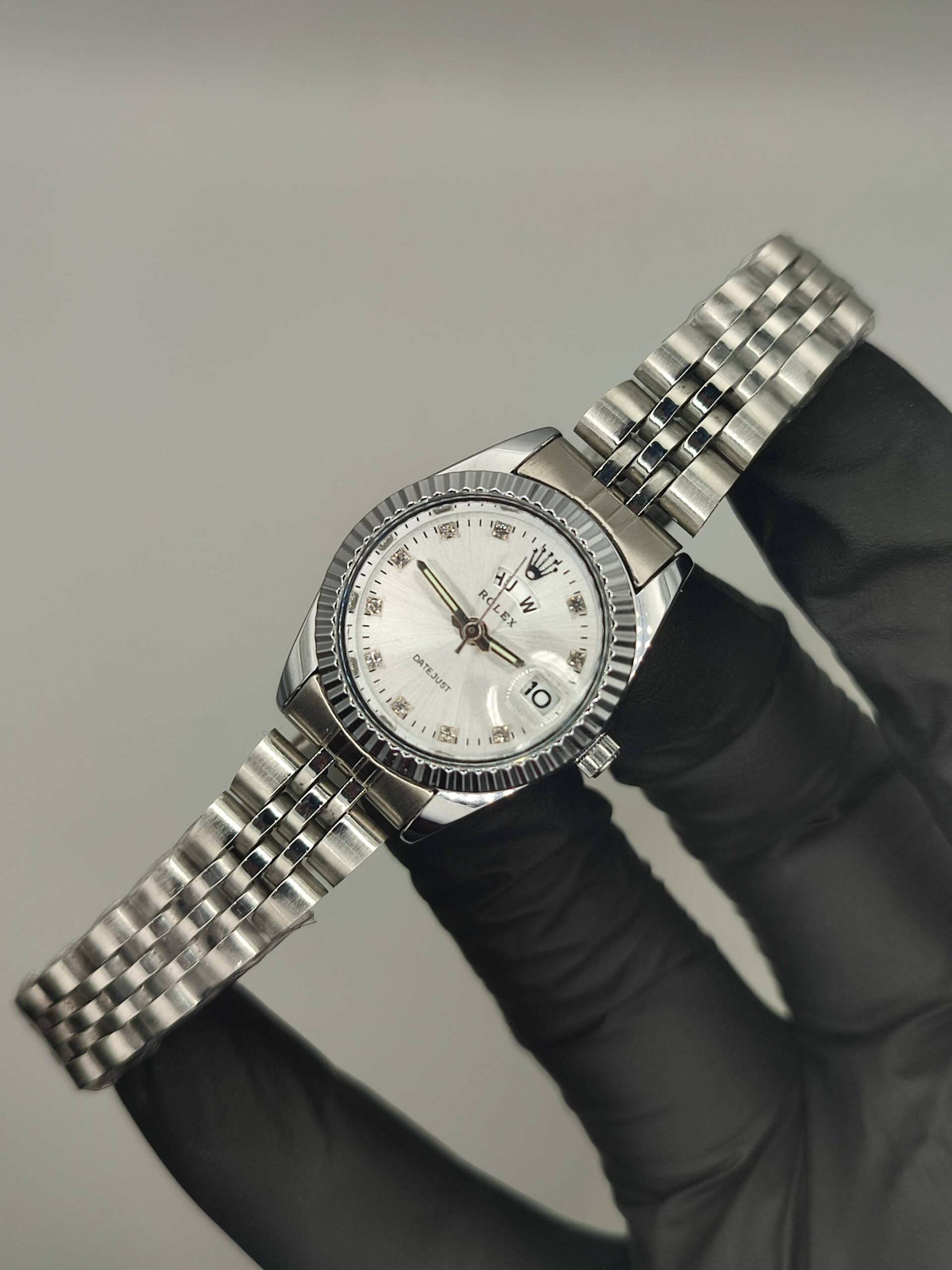 ROLEX Day And Date Watch (Silver)