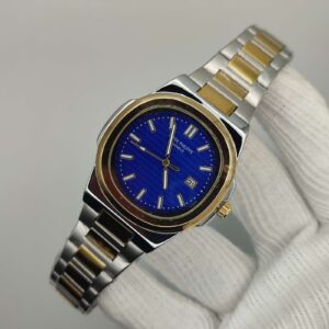 PATTEK PHILLIPY NAUTILUS 2 TONE WATCH ( Blue Dial )